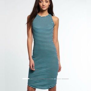 Superdry Sheer Rib Racer Dress
